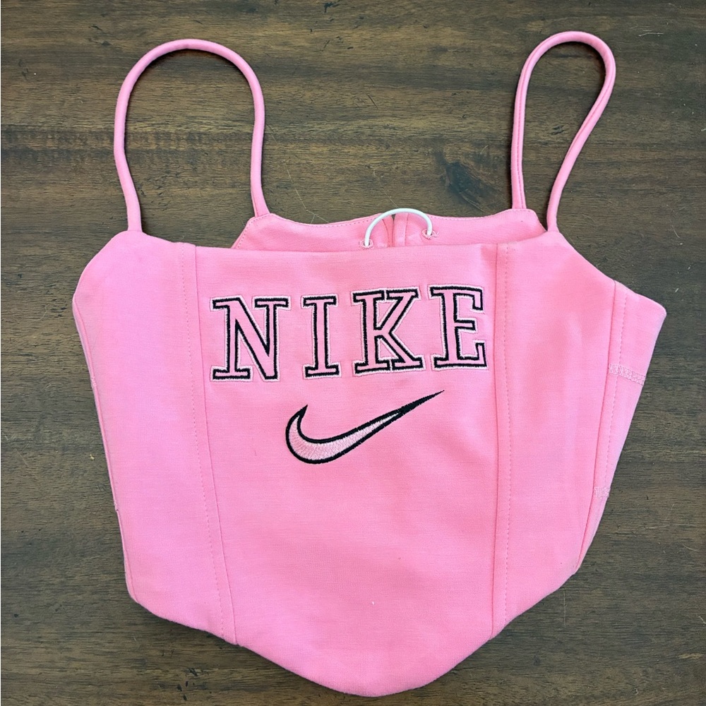 Nike Corset Top Pink One Size from Colorful Natalie Cotton